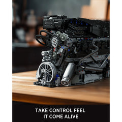 A Photo Of Nifeliz L6 Engine Building Set - 2820 Pieces - NF10316