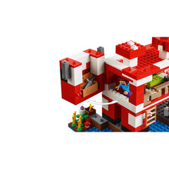 A Photo Of LEGO Minecraft The Mooshroom House 500 Pieces - 21270