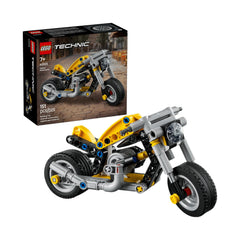 A Photo Of LEGO Yellow Motorcycle - 151 Pieces - 42225