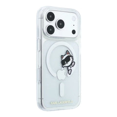 A Photo Of Karl Lagerfeld MagSafe iPhone 18 Pro Transparent IML Hard Cover Peekaboo Print
