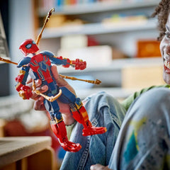 A Photo Of LEGO Marvel Iron Spider-Man Construction Figure 303 Pieces - 76298