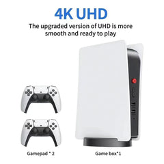 A Photo Of 2.4G Wireless 4K Retro Game Console – HDMI HD Output with Built-In Speakers