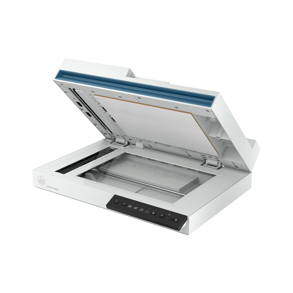 A Photo Of HP ScanJet Pro 2600 F1 Scanner | High-Resolution Document Scanning | 60-Sheet ADF | Versatile Connectivity Options
