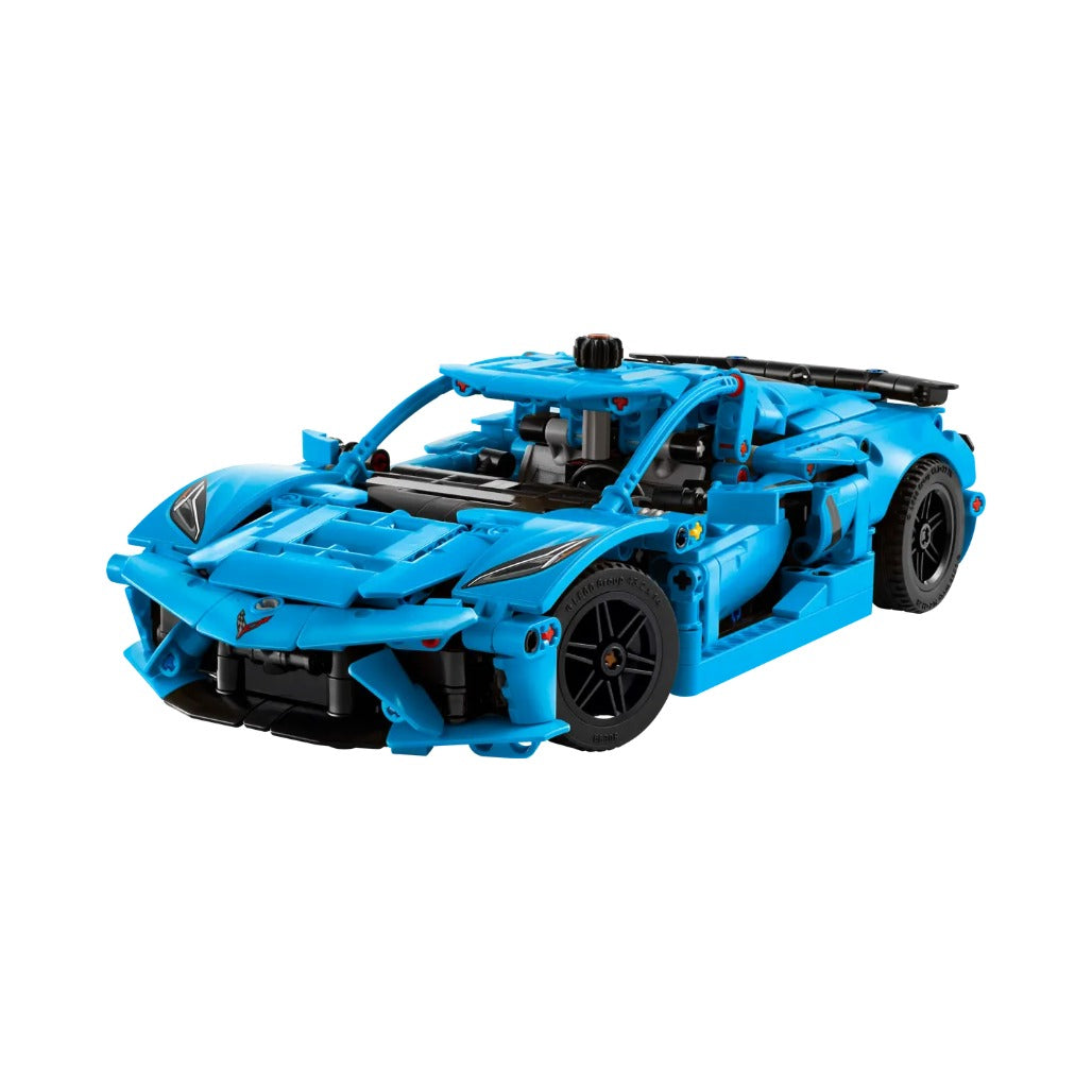 A Photo Of LEGO Technic Chevrolet Corvette Stingray Blue 732 Pieces - 42217