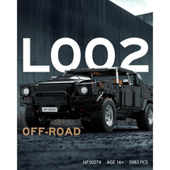 A Photo Of Nifeliz L002 Off‑Road Car Building Set - 3983 Pieces - NF10274