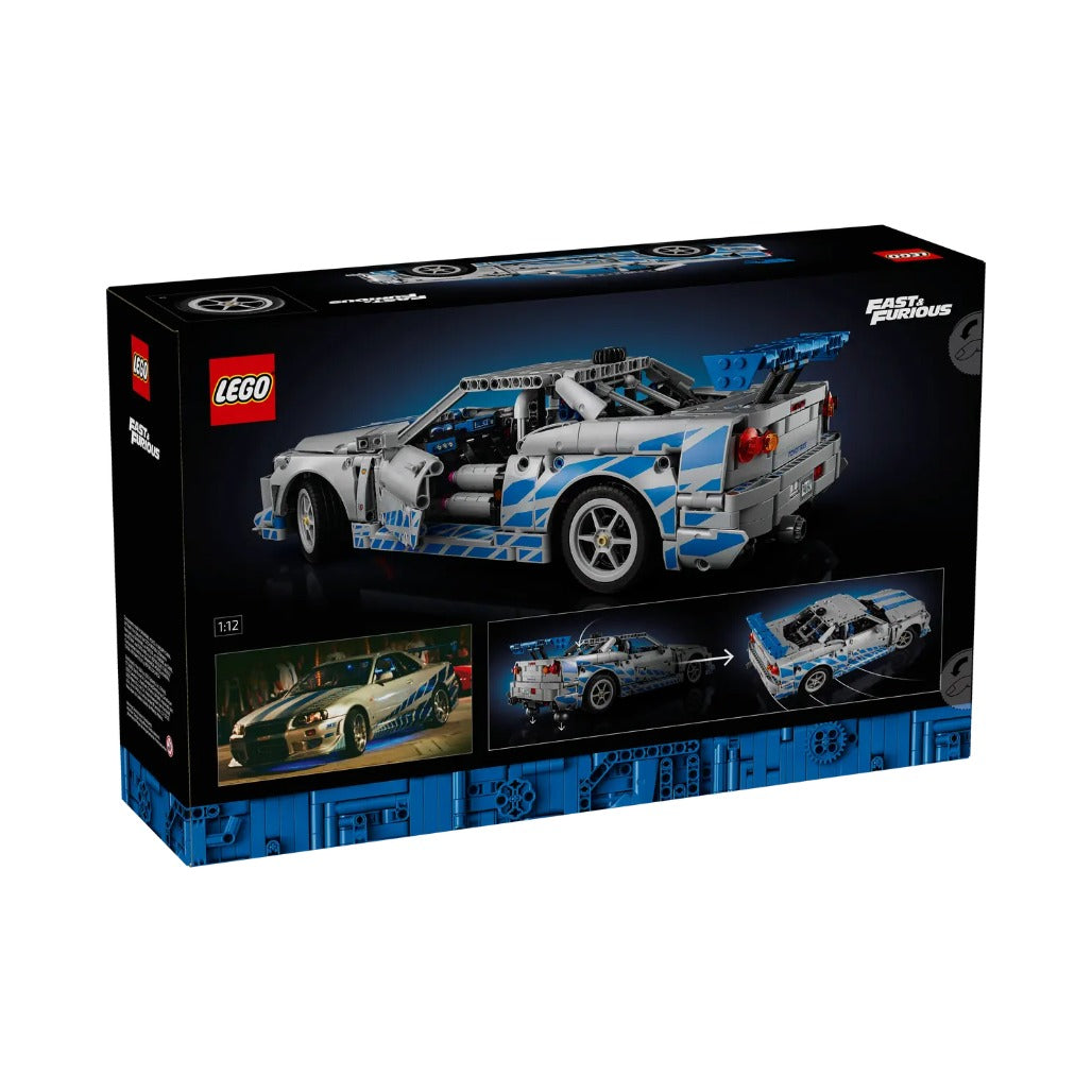 A Photo Of LEGO Technic 2 Fast 2 Furious Nissan Skyline GT-R (R34) Car 1410 Pieces - 42210