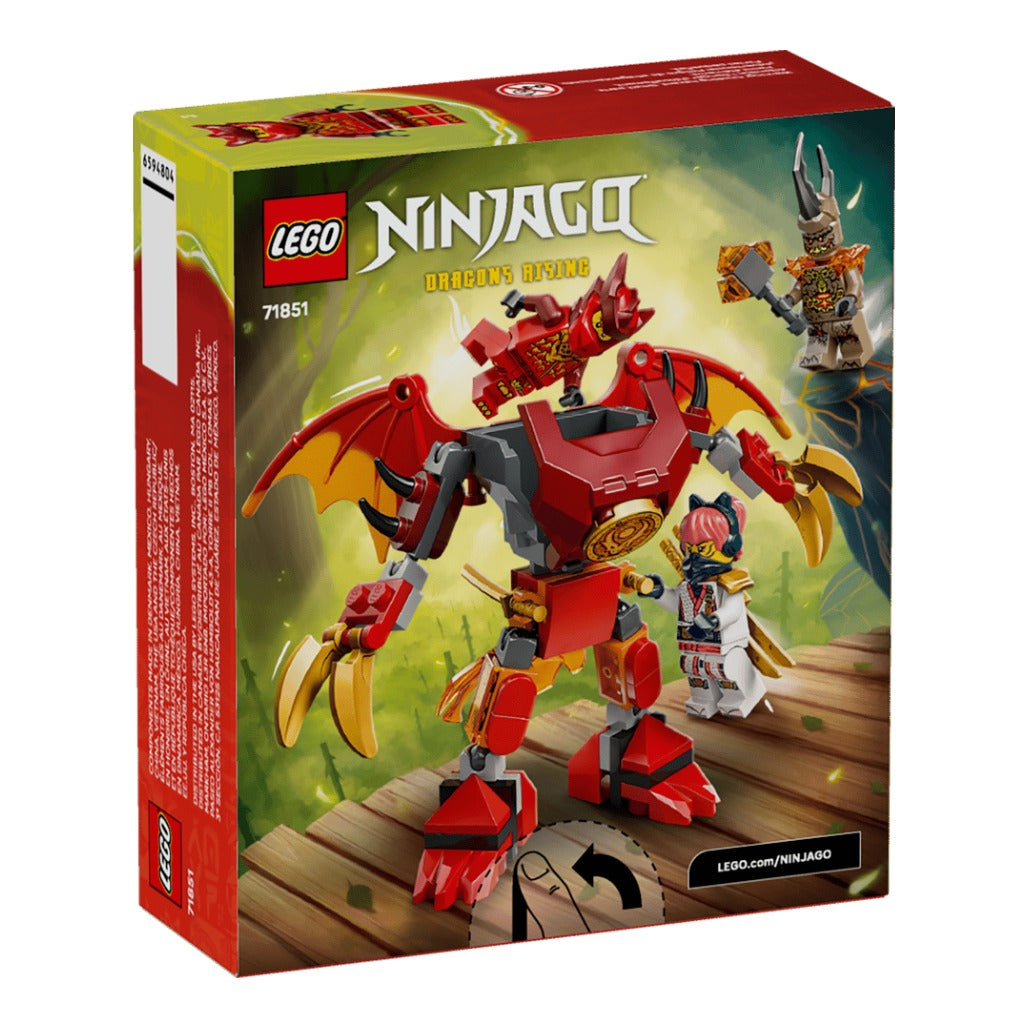 A Photo Of LEGO Kai's Dragon Mech Battle Pack - 85 Pieces - 71851