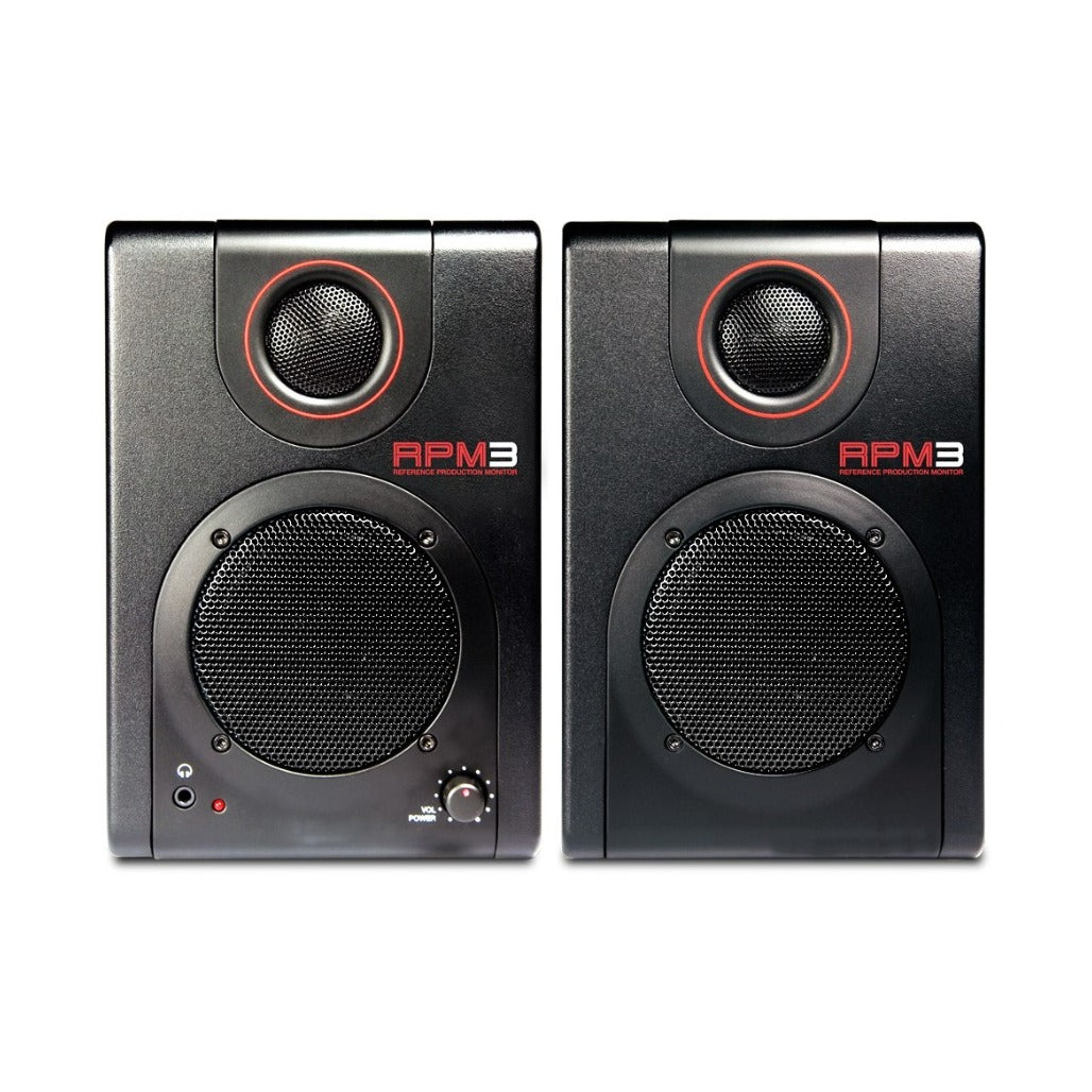 A Photo Of AKAI RPM3 Production Monitors with USB Audio Interface - akai-rpm3-production-monitors-with-usb-audio-interface