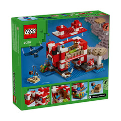 A Photo Of LEGO Minecraft The Mooshroom House 500 Pieces - 21270