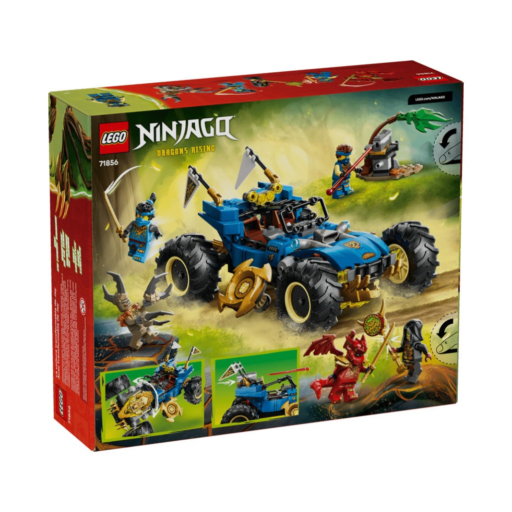 A Photo Of LEGO Jay's Transforming Car - 387 Pieces - 71856
