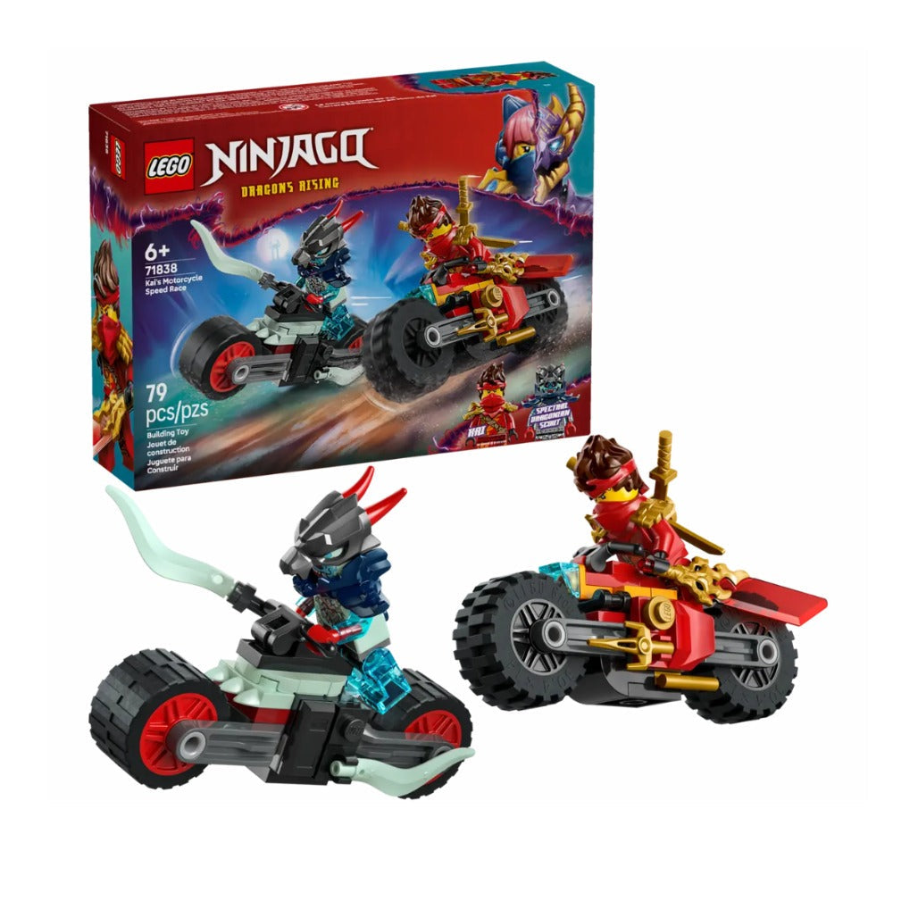 A Photo Of LEGO Ninjago Kai's Motorcycle Speed Race 79 Pieces - 71838