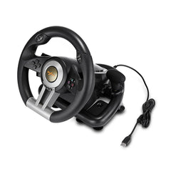 A Photo Of PXN V3 Pro Racing Steering Wheel with Pedals, Shifter, and Paddle Shifters – Multi-Platform Compatibility for PC, Xbox, PS4, PS3, Switch