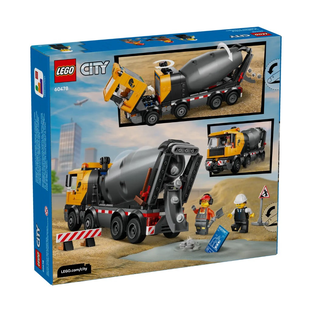 A Photo Of LEGO City Cement Mixer 371 Pieces - 60478