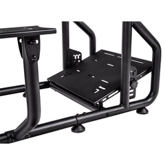 A Photo Of Thermaltake GR300 Racing Simulator Cockpit Bundle - Monitor Mount + Keyboard & Mouse Tray + Sim Rig Floor Mat