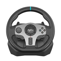 A Photo Of PXN V9 270/900 Degree Racing Steering Wheel for PS4, Xbox One, Xbox Series X/S, Nintendo Switch, PC – High-End Racing Simulator with Dual Motors and Ergonomic Design