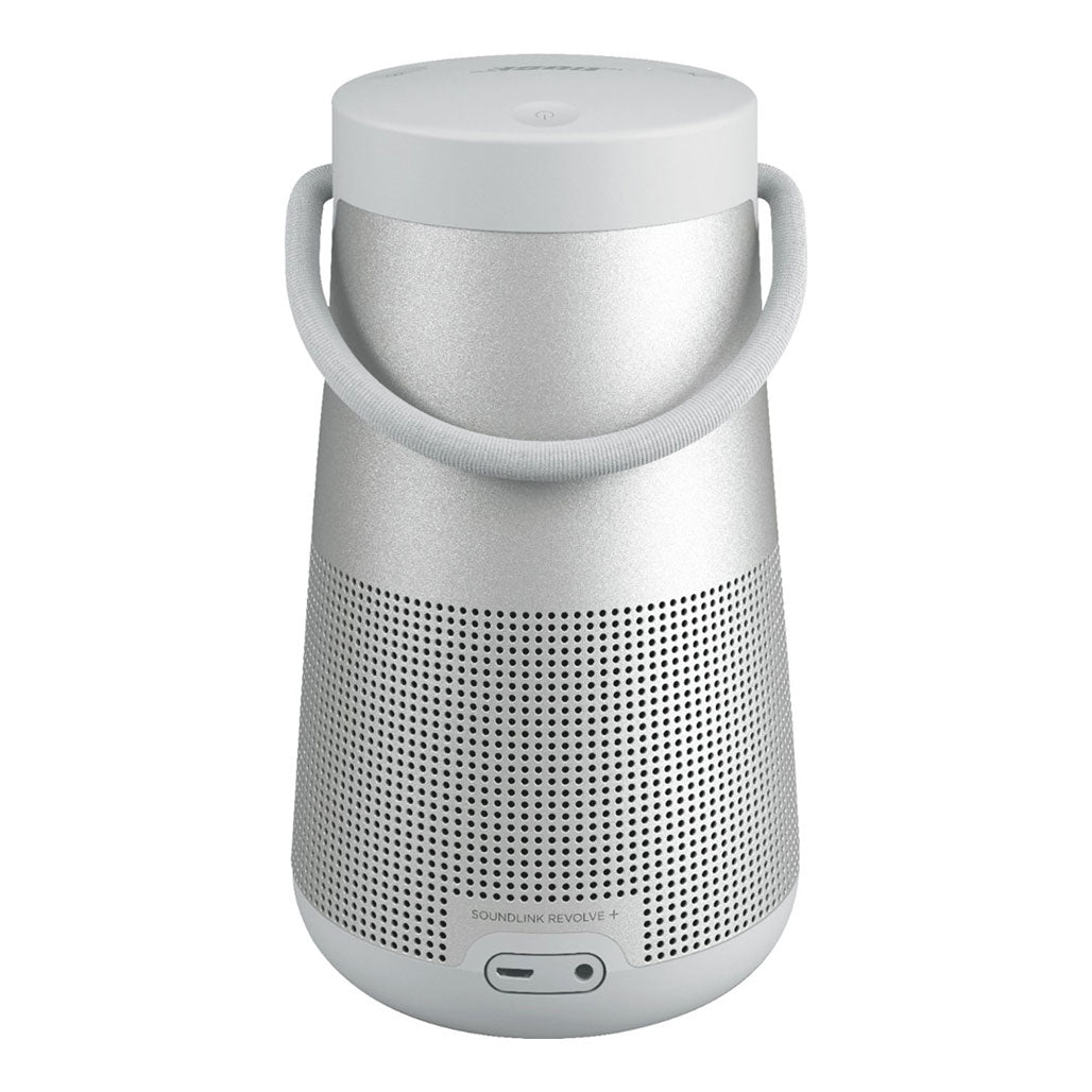A Photo Of Bose SoundLink Revolve+ II Bluetooth® Speaker – Luxe Silver – Portable, Water-Resistant with 17 Hours Battery Life and Voice Assistant Integration
