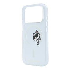 A Photo Of Karl Lagerfeld MagSafe iPhone 18 Pro Transparent IML Hard Cover Peekaboo Print