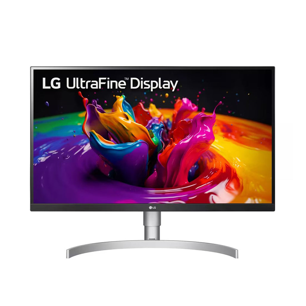 A Photo Of LG 27UN850-W 27” 4K UHD IPS Monitor – VESA DisplayHDR™ 400, USB-C, AMD FreeSync™, Adjustable Stand