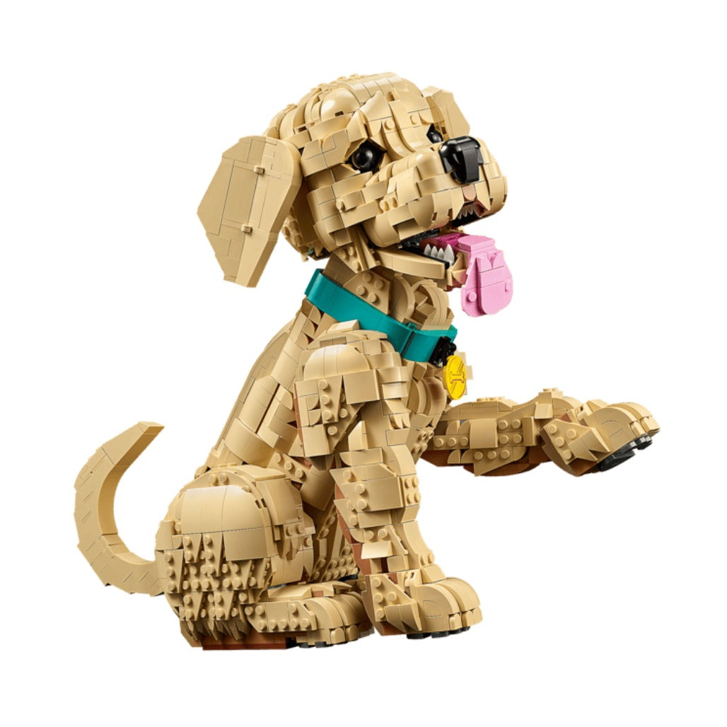 A Photo Of LEGO Icons Golden Retriever Puppy 2102 Pieces - 11384