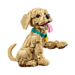 A Photo Of LEGO Icons Golden Retriever Puppy 2102 Pieces - 11384