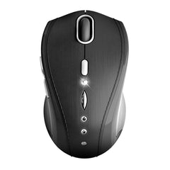 A Photo Of Gigabyte M7800S Elegant Luxury Wireless Mouse - Swarovski Crystals, Leather Finish, Laser Tracking