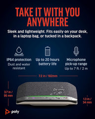 A Photo Of Poly Sync 20+ USB-C/A Portable Bluetooth Speakerphone - 772D1AA