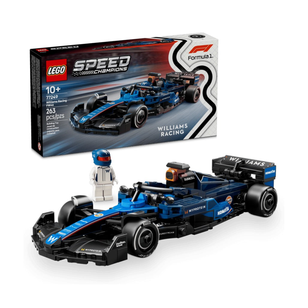 A Photo Of LEGO Williams Racing FW46 F1® Race Car - 263 Pieces - 77249