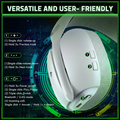 A Photo Of ATTACK SHARK L80 PRO - Wireless Gaming Headset
