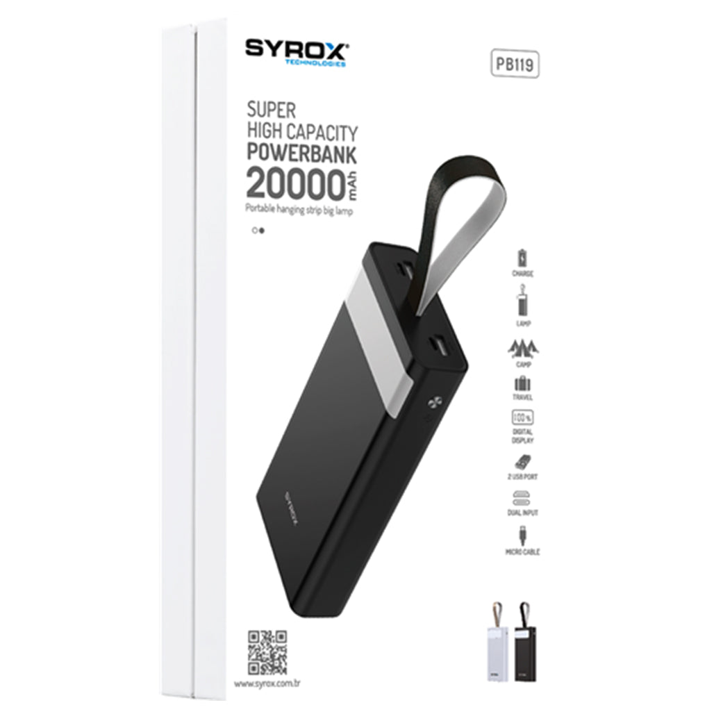 A Photo Of Syrox PB119 20000 Mah. Led / Flashlight Powerbank
