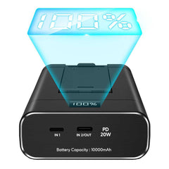 A Photo Of Green Lion GNFLDPBSTBK  Powerbank And Foldable Mobile Stand 10000mAh
