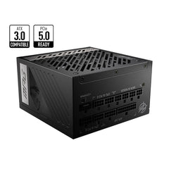 A Photo Of MSI MPG A1000G PCIe5 Power Supply - 1000W 80 PLUS Gold Certified, ATX 3.0 Compatible