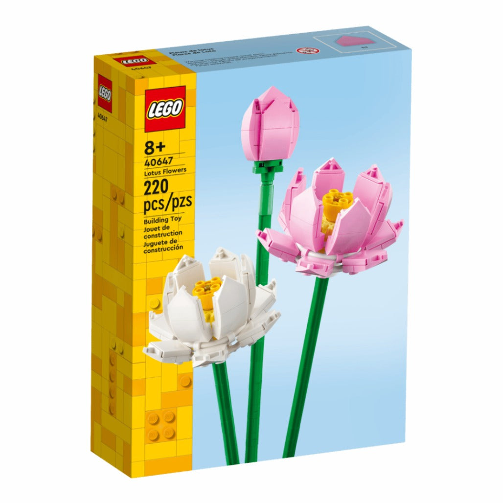 A Photo Of LEGO Botanicals Lotus Flowers 220 Pieces - 40647