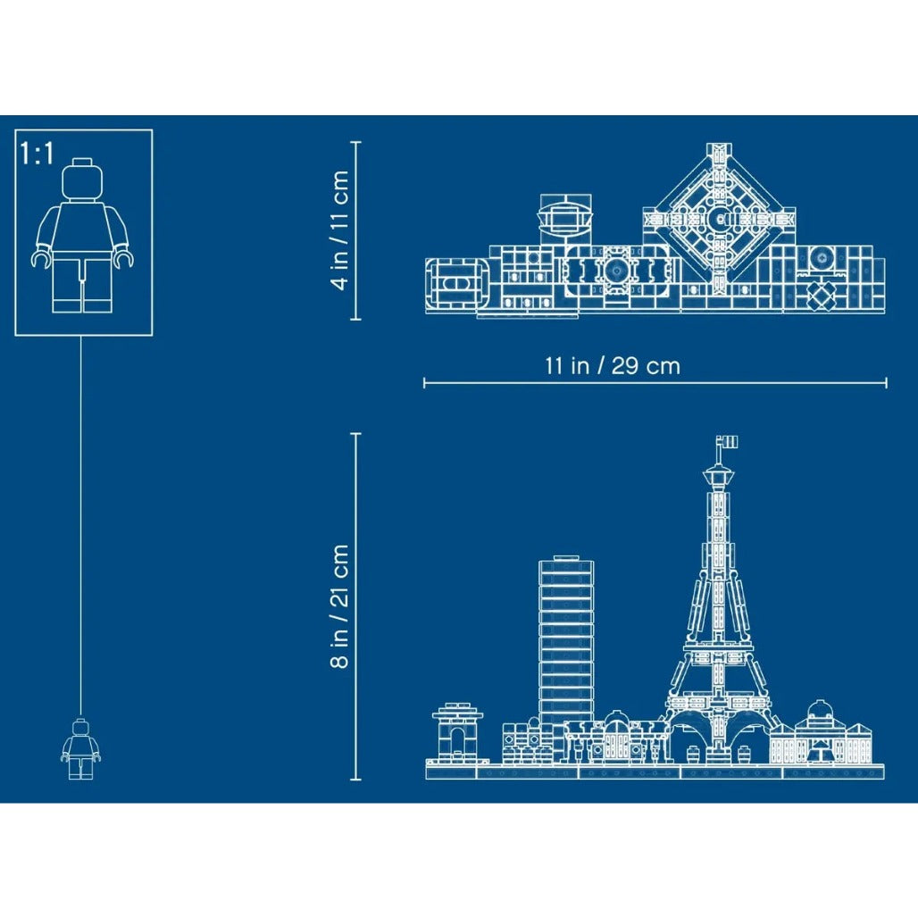 A Photo Of LEGO Architecture Paris 649 Pieces - 21044