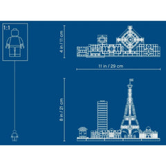 A Photo Of LEGO Architecture Paris 649 Pieces - 21044