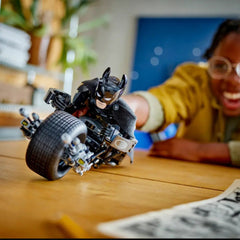 A Photo Of LEGO Batman™ Construction Figure and the Bat-Pod Bike 713 Pieces - 76273
