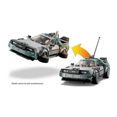 A Photo Of LEGO Time Machine from Back to the Future - 357 Pieces - 77256