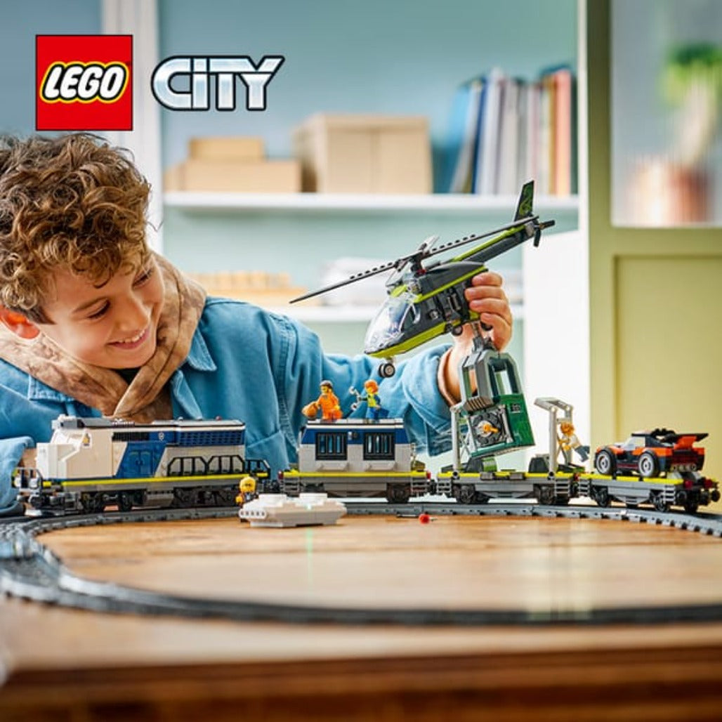 A Photo Of LEGO Police Train Heist - 1313 Pieces - 60508