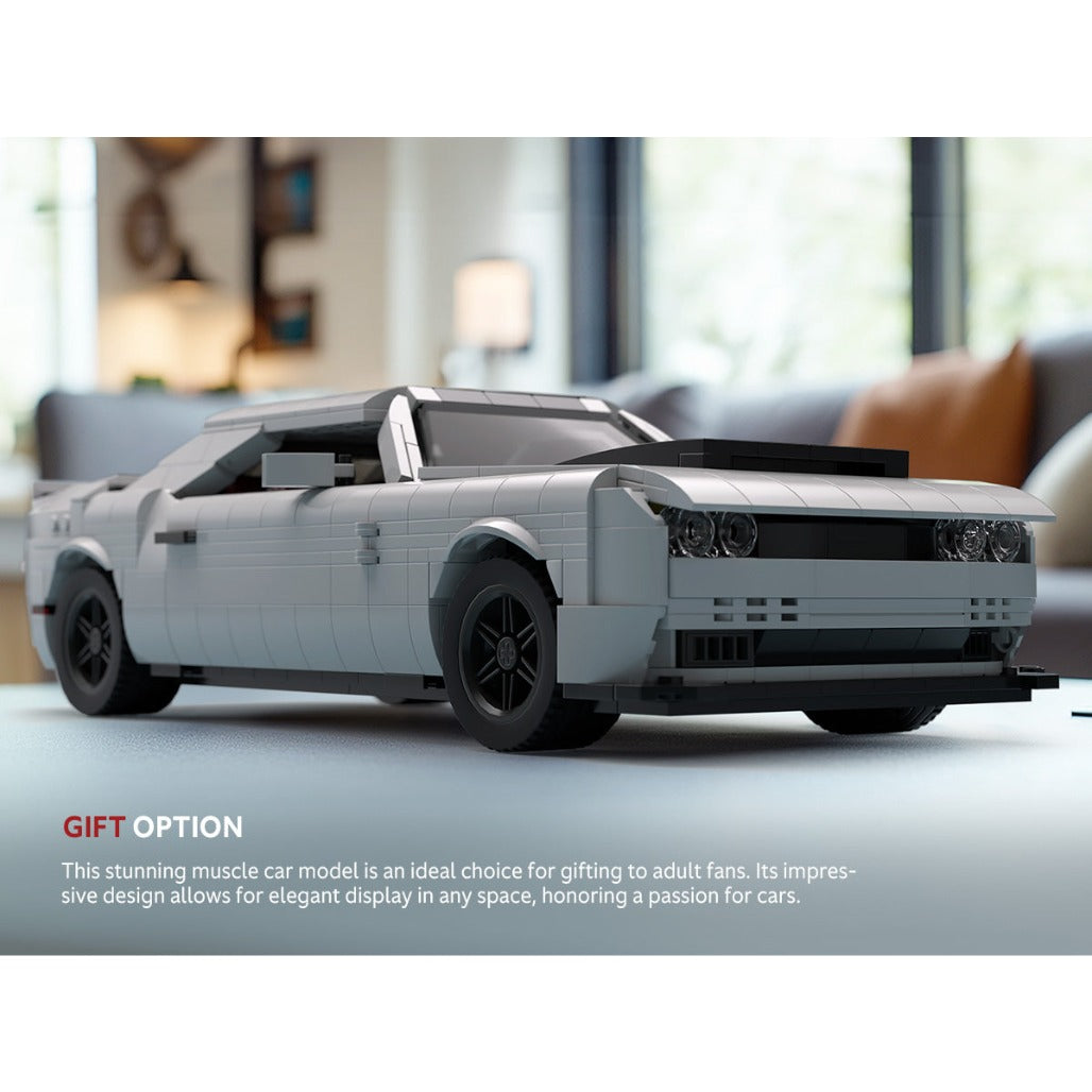 A Photo Of Nifeliz Demon Muscle Car Building set - 1225 Pieces - NF10284