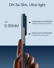 A Photo Of Raptic Aramid Skin Pro Slim Magnetic Case for Galaxy Z Fold8/Z Fold8 Ultra - Serenity Emerald