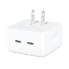 A Photo Of Apple 35W Dual USB-C Port Compact Power Adapter - MW2H3AM/A