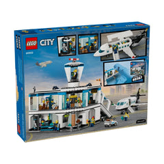 A Photo Of LEGO City Airport with Airplane 887 Pieces - 60502