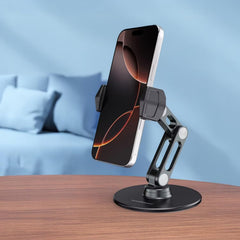 A Photo Of Powerology Phone Stand PSM007 - Multi-Angle, Non-Slip, Black