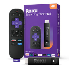 A Photo Of Roku Streaming Stick Plus - 4K HDR Streaming Device with Voice Remote - 3830R