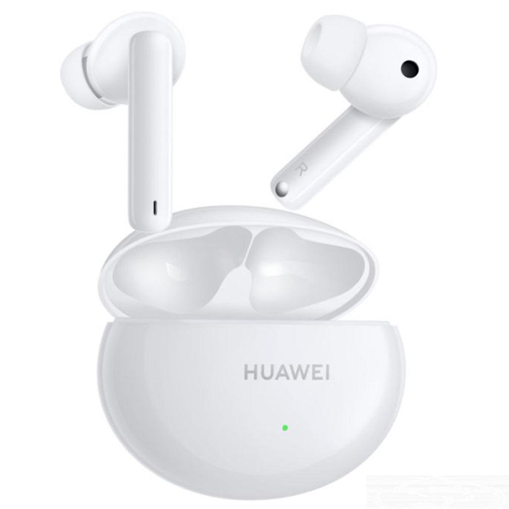 A Photo Of Huawei FreeBuds 4i - Ceramic White | Premium Wireless Earbuds with Active Noise Cancellation and Long Battery Life