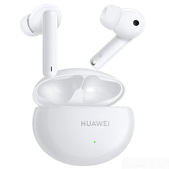 A Photo Of Huawei FreeBuds 4i - Ceramic White | Premium Wireless Earbuds with Active Noise Cancellation and Long Battery Life