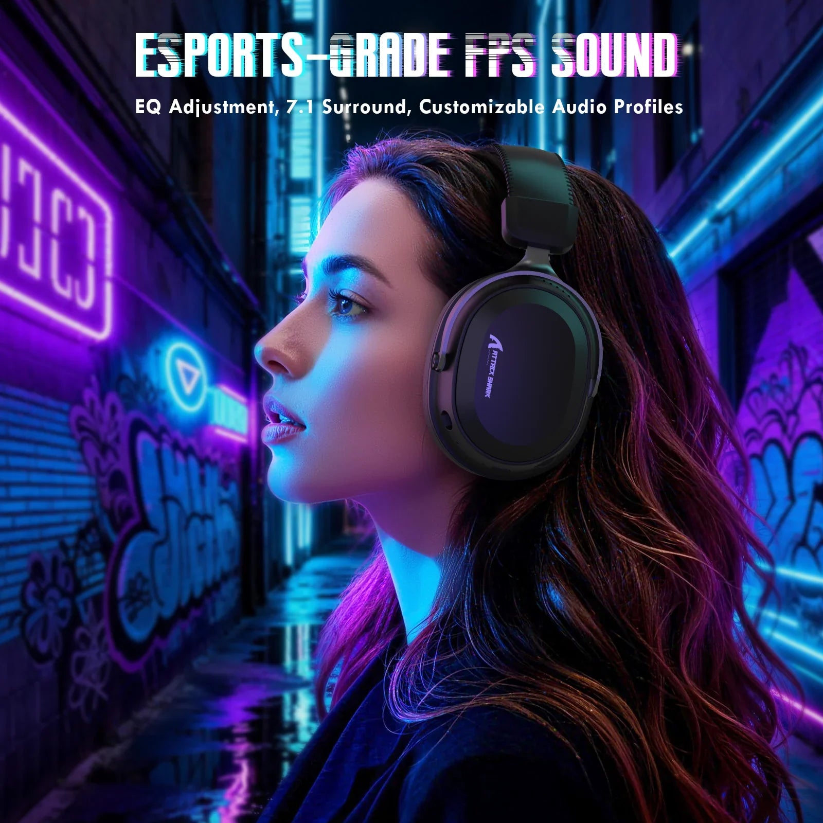A Photo Of ATTACK SHARK L30 Pro - Wireless Gaming Headset