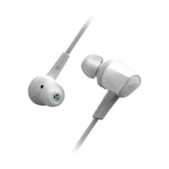 A Photo Of Asus ROG Cetra II Core Moonlight White - Wired In-Ear Gaming Headphones, 9.4mm Neodymium Drivers, Stereo Sound, 3.5mm Connector