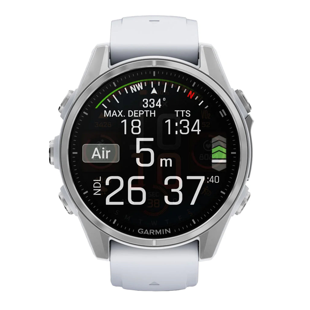 A Photo Of Garmin fēnix® 8 - 43mm Smartwatch with AMOLED Display, Built-In GPS, and Dive Rating – Ultimate Outdoor Adventure Companion