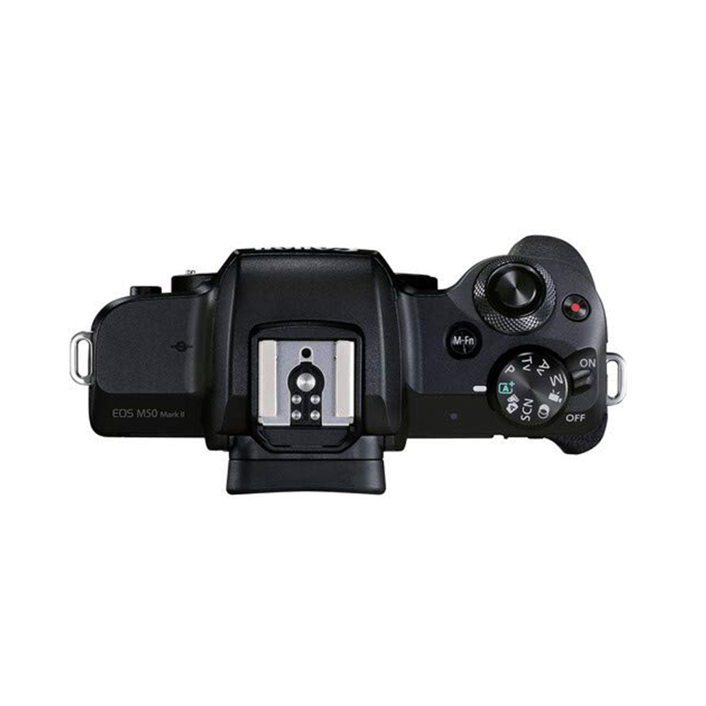 A Photo Of Canon EOS M50 Mark II EF-M 15-45mm IS STM Kit