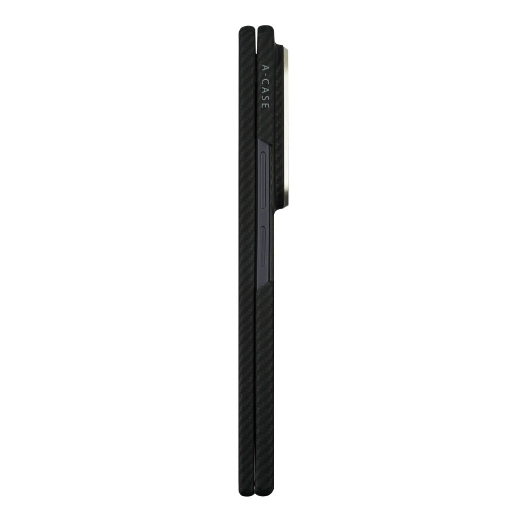 A Photo Of A-Case Kavar Aramid Fiber Case For Samsung Galaxy Z Fold 8 Ultra - Black